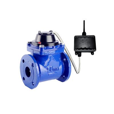 China LoRaWAN Wireless Remote Cold Water Meter Large Diameter Transmission Flange Split Automatic Collection Direct Reading Battery IOCA-13SHWM for sale