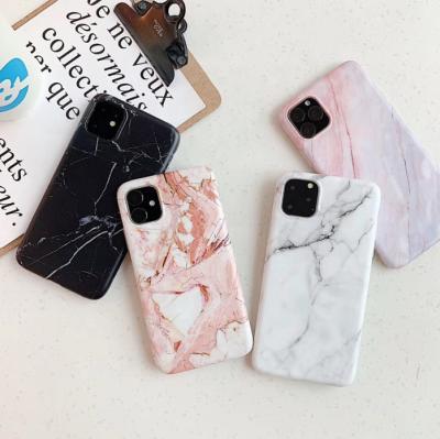 China Luxury Shockproof Marble TPU Phone Case For iPhone 11 Custom Marble IMD Mobile Cover For iphone 12 for sale