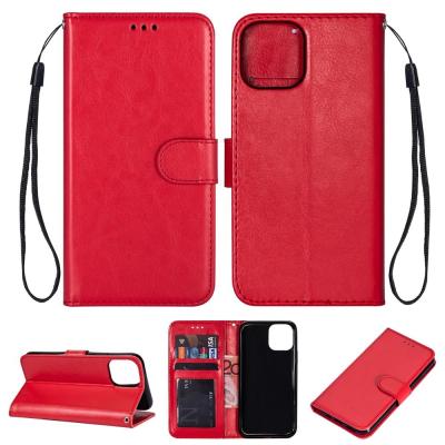 China PU leather shockproof cell phone case for iphone 13, luxury wallet phone case for iphone 11 pro for sale