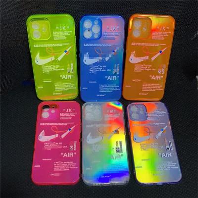 China Laser designer LOGO mobile cell phone waterproof case for iphone 7 pro iphone X12 11 max phone case for sale