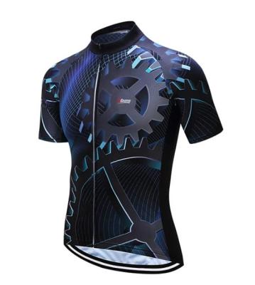 China Breathable Custom Mens Cycling Jersey Tops Short Sleeve Bike Shirts Cycling Clothing Bicycle Wear Breathable for sale