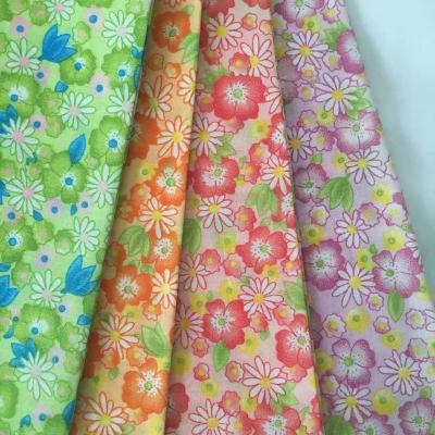 China Sustainable Fabrics For Clothing 80 Polyester 20 Cotton Floral Printed Fabric for sale