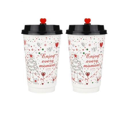 China Hot Sale Biodegradable Custom Paper Cup Recyclable With Plastic Lid for sale