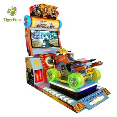 China Acrylic plastic metal & Fiberglass Metal Acrylic Plastic & Fiberglass Factory Direct Supplier Tractor Racing Game Machine Crazy 4 Wheelers for sale