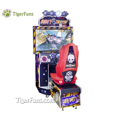 China Popular Racing Metal+acrylic+plastic Dirty Metal+acrylic+plastic Tractor Game Machine Driving for sale