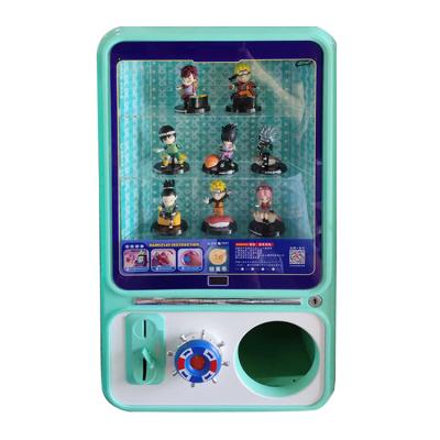 China Newest Fashion Gashapon Metal/Plastic Metal/Plastic Coin Operated Vending Machine with Display Case, Gift Vending Machine for sale