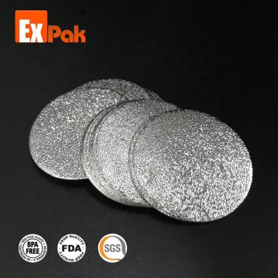 China Aluminum-Plastic Nespresso Foil Lid Heat Sealing With Special Glue for sale