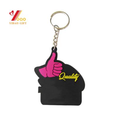 China Souvenir Gifts Promotion Rubber Key Chain Die Cut Custom Soft Key Chain Blank PVC Key Chain for sale