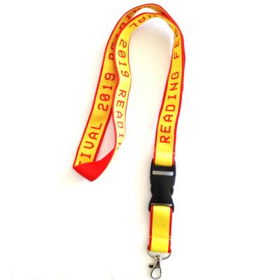 China Wholesale Custom Printed ID Card Badge Holder Factory Logo Polyester Custom Lanyard Lanyards Ribbon for sale