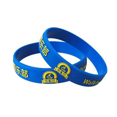 China Wholesale Cheap Custom Silicone Wristbands Environmentally Friendly Personalized Promotional Wristband for sale