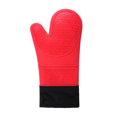 China Factory direct sale viable silicone oven gloves set silicon gloves kitchen for mother gift for sale