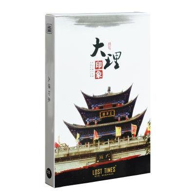 China paper & 2021 Wholesale Cardboard China Premium Printing Attractions Around The World Landscape Postcards for sale