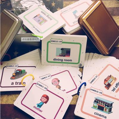 China paper & Cardboard Alphabet Numbers Flashcards Educational Toys For Kids Reading Cards Cognitive Books Study Teaching Gifts for sale