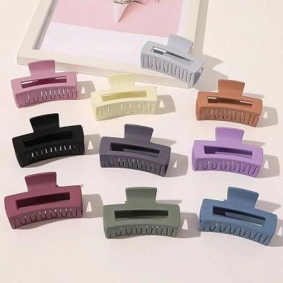 China Decoration 10cm Grip Non-Slip Acrylic Hair Clips Shape To Hair Accessories Bobby Pins Hair Claw Clips Cheap For Women And Girls for sale