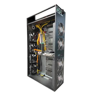 China Hot Desktop 8 Card 65mm Launch B85 Exchange Server Case Motherboard GPU Chassis Encryption Chassis Server Case for sale