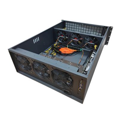 China With B85 Graphics Card Chipset Chassis 4U IDC Server Computer Fan 67mm 6 Available Standard Chassis rtx3090 for sale