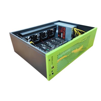 China With fan 6 B85 low noise 67mm graphics card case gpu server case encrypted case 6gpu case new product for sale