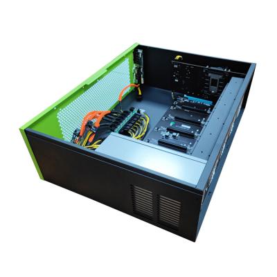 China With fan 67mm 6gpu B85 motherboard mute gpu case server shell encryption case 6gpu case new product for sale