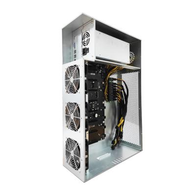 China With Fan 55mm Crypto B85 8gpu Motherboard 8gpu Case Computing Case Graphics Card Chassis Server for sale