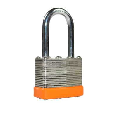 China NT-LP02 Heavy Duty Metal Color 38mm Long Security Shackle Laminated Padlock for sale