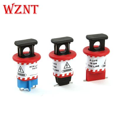 China NT-PIS Easily Installed Pin In Universal Safety Circuit Breaker Lockout Tagout For Mini-Switches for sale