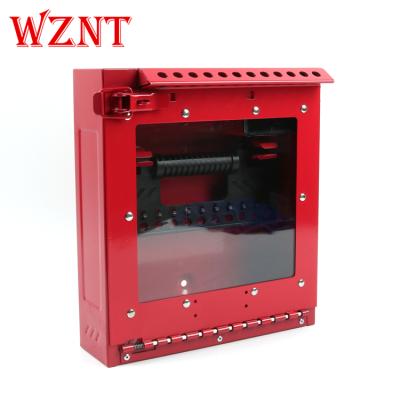 China NT-LK52 Steel Plate Security Padlock Metal Lockout Box Lockout Master Tagout Station for sale