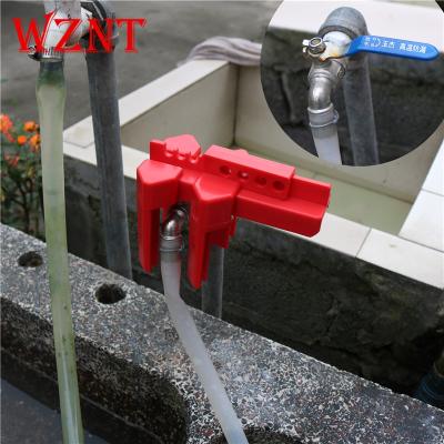 China For NT-A01 Occupational Safety RED 1/2 To 2-1/2 Inch Prinzing Small Large Adjustable Ball Valve Lockout for sale