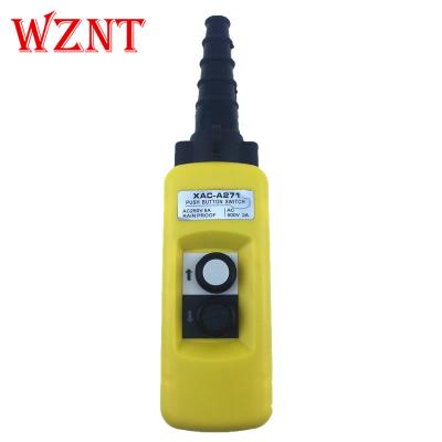 China For control of single-speed motor 2 XAC-A271 XAC A series mechanically interlocked waterproof pendant control station for sale