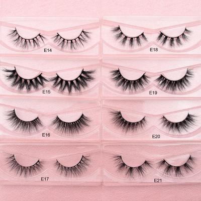 China Wholesale Natural Long Lashes 3D Mink Eyelashes Packaging Box Custom Own Logo Brand Lashes Vendors for sale