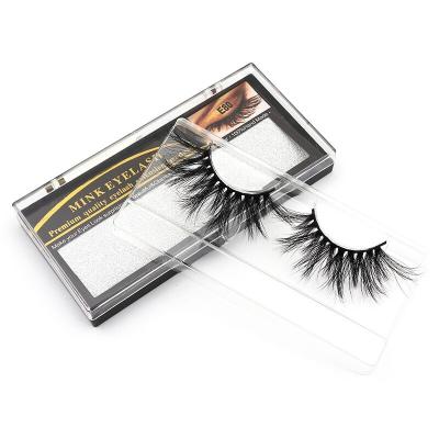 China 25mm Mink Eyelashes design fluffy lashes Cross Style 25mm Lash Handmade 3d Mink Eyelashes High Quality Hot for sale