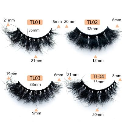 China High Quality Customized Box Natural New Styles Fluffy Natural 3D Strip Lashes Fake Mink Eyelashes for sale