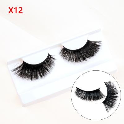 China Wholesale Thick False Eyelashes 3D Mink Lashes Private Label Seller Fake Mink Eyelashes for sale