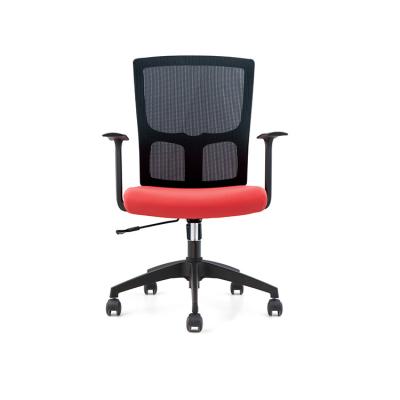 China New Arrival Mid Orthopedic Computer Mesh Administrative Swivel Office Chair Rotation Back for sale