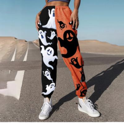 China 2021 high quality waterproof casual sportswear cartoon printing winter jogging 3xl plus size pants female sports pants sets for women for sale