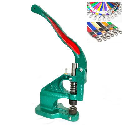 China Hand Press Snap Button Tying Machine Manual Grommet Install Machine For Lanyard Clip Press YP1520 for sale