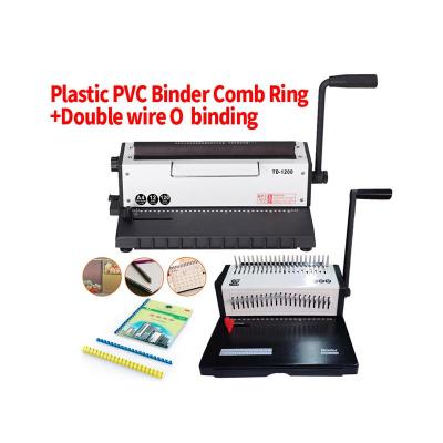 China comb binding machine+ 400X320X200mm wire binding machine for sale