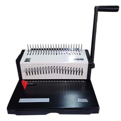 China A4 size comb binding machine comb binding machine desktop comb binder a4 S9026A for sale