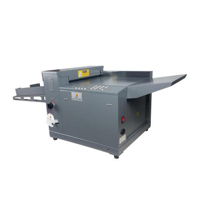 China RD-YH-340 Multifunctional Home Use Paper Book Cover Electric Creaser and Punched Cut Punching and Creasing Machine for sale