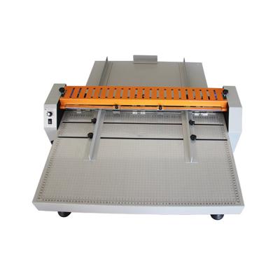 China Home Use 660MM Multifunctional Electric Paper A2 Book Cover Creaser And Punched Cut Punching And Creasing Machine for sale