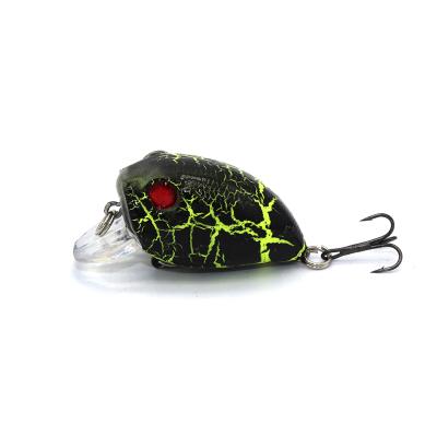 China ABS 1pcs 45mm Lure 8g Hard Plastic Crank Fishing Wobbler Floating Artificial Plastic Hard Trout Crankbait Bass Fishing Lure Hard Plastic Bait for sale