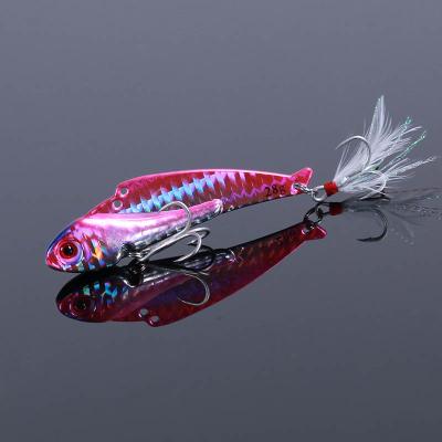 China Lead GASTORNI Metal Fishing Lure 75mm Metal Vibration 28g VIB Lure Deep Water Bottom Bait for sale