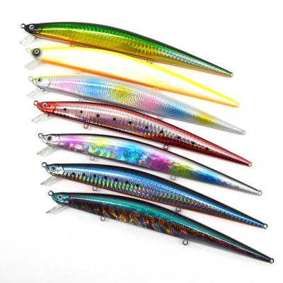 China ABS GASTORNI PESCA Sea Fishing Lures Minnow Umpan Pancing Minnow Deep Diving Lures Pescaria Plastic Trolling Fishing Tackle Lures Lure 17.5cm/27g for sale