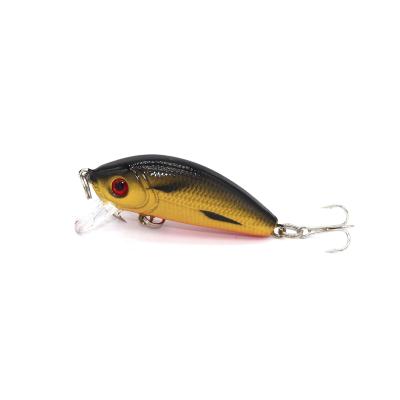 China ABS Plastic 2021 New Design Colors 5cm 3.5g Floating Mini Minnow Hard Bait Fishing Lures With Treble Hook for sale