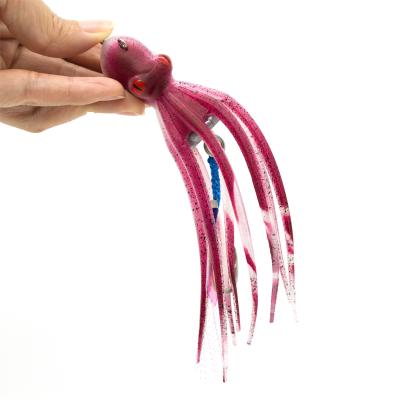 China GASTORNI 110g 150g 200g 250g 300g Band Octopus Lure Fishing Squid Squid Soft Lure Silicone Luminous Flames for sale