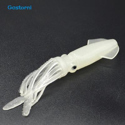 China PVC Plastic GASTORNI Fishing Manufacturersquid For Lure Fishing Lure 105mm Luminous Soft Squid Fishing 8.5g Artificial Squid Lure for sale