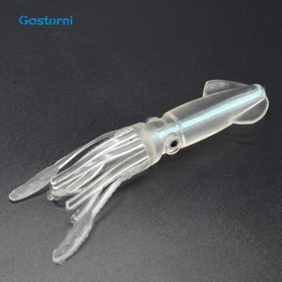 China Soft Fishing GASTORNI 10.5cm Squid 8.5g PVC Lure Squid Lure Octopus Luminous Rubber Plastic Lures Lure Build for sale