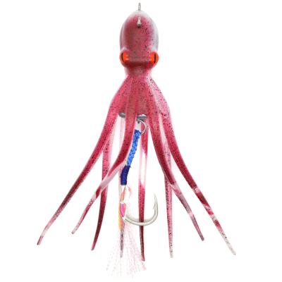 China Luminous Squidjig Jigging Hooks Squid Baits Band 15cm Soft Lures Octopus Skirts 20cm Rubber Fishing Tackle Lure for sale