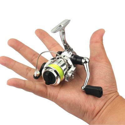 China GASTORNI Lightweight Straight And Shrimp Reel Mini Portable 4.3:1 Spinning Bandit Fishing Reel With Line for sale