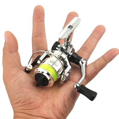 China GASTORNI 4.3:1 Straight Lightweight Durable High Speed ​​Shallow Reel Mini Metal Fishing Reel Spinning Gear for sale