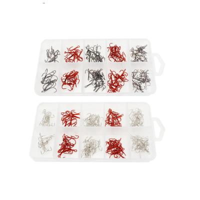 China Range of Application Wide Hot Sales 130pcs GASTORNI Amazon Amazon Strong Combo Triple Reinforced Fish Hooks Kit for sale